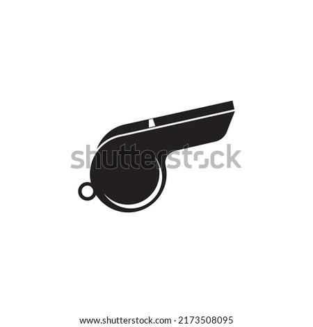 whistle icon logo vector design template