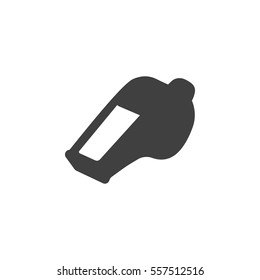 The whistle icon on the white background