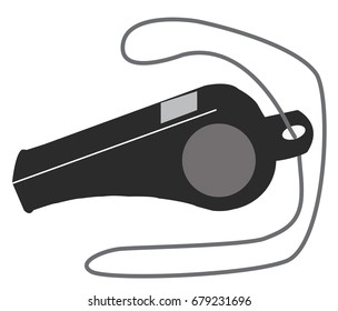 whistle icon on white background. whistle sign. flat style design.
