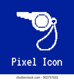 The whistle icon. Referee symbol