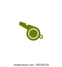 The whistle icon. Referee symbol