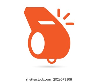 icono de silbido. Símbolo de referencia. Ilustración de vector plano