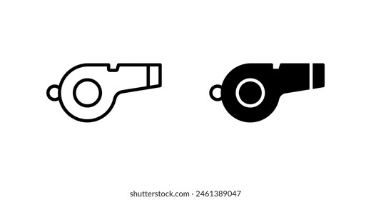 Whistle icon set. for mobile concept and web design. vector illustration