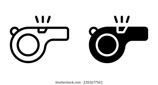 Whistle icon. sign for mobile concept and web design. vector illustration