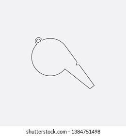 whistle icon sign signifier vector