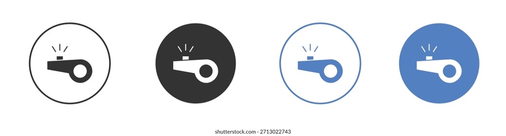 Pfeifen Symbol einfach minimalistisch Vector EPS