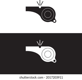 Icono de silbido ilustración vectorial simple