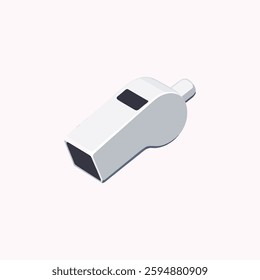 whistle icon Sports Accessory icon Sport element icon Minimalist Whistle Vector: Clean Black and White Line Art for Sports and Training Designs