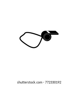 whistle icon. Sports Accessory icon. Sport element icon. Premium quality graphic design. Signs, outline symbols collection icon for websites, web design, mobile app on white background
