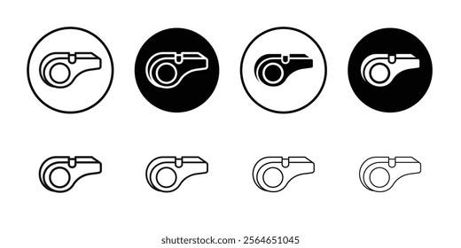 whistle icon Symbol mark in filled style