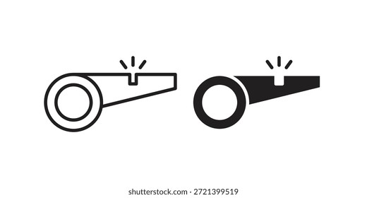 Whistle icon for template. Icon vector graphic set