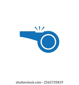 Whistle icon Thin line illustration set