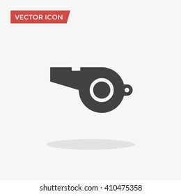 Whistle Icon in trendy flat style isolated on grey background. Vector illustration, EPS10.