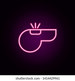 whistle icon. Universal set of web for website design and development, app development