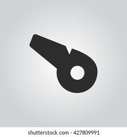 Whistle icon vector