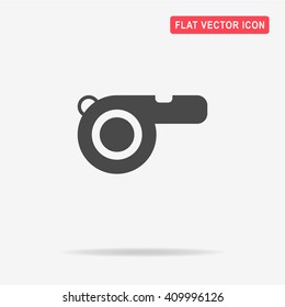 Whistle icon. Vector concept illustration for design.