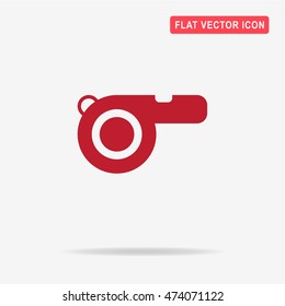 Whistle icon. Vector concept illustration for design.