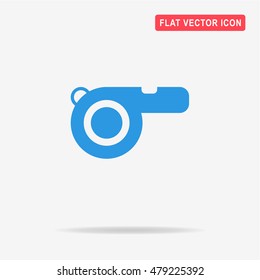 Whistle icon. Vector concept illustration for design.