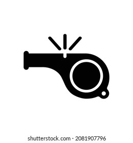 Whistle Icon Vector Design Template.