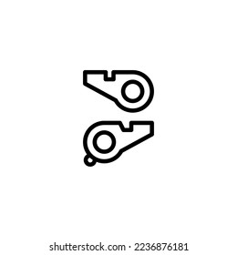 plantillas de diseño de vectores de iconos silbidos