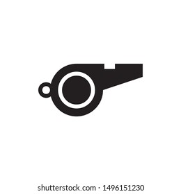 whistle icon vector flat illustration