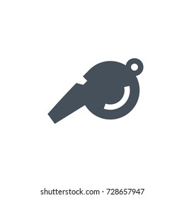 whistle icon vector. whistle glyph style design