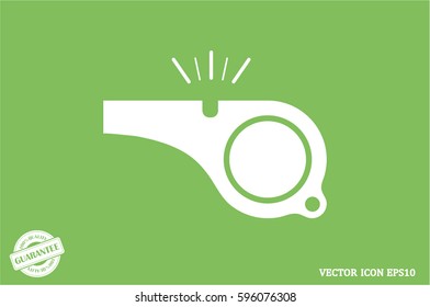 Whistle icon vector illustration.