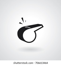 Whistle icon. Vector illustration