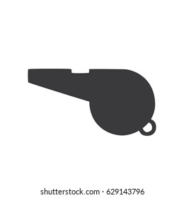 Whistle icon, vector illustration design. Sport objects collection.