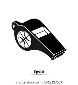 Whistle icon. Vector Illustration. Eps10