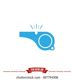 Whistle icon vector illustration eps10.