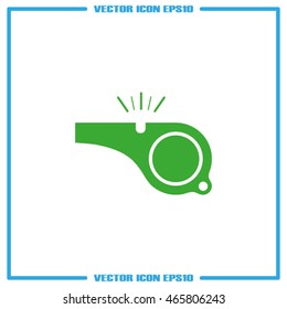 Whistle icon vector illustration eps10.