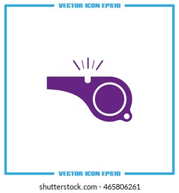 Whistle icon vector illustration eps10.