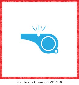 Whistle icon vector illustration eps10.