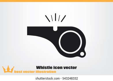 Whistle icon vector illustration eps10.