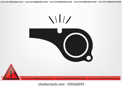 Whistle icon vector illustration eps10.