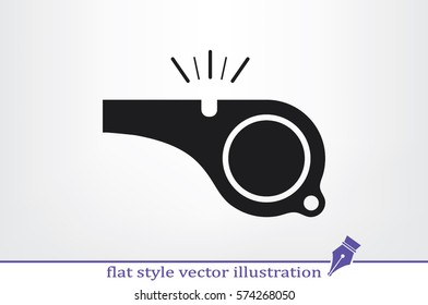 Whistle icon vector illustration eps10.