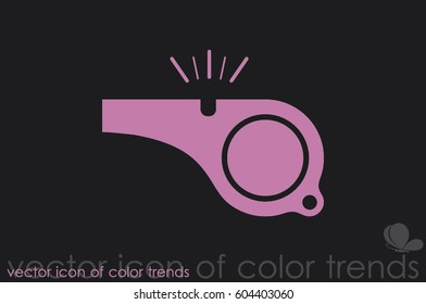 Whistle icon vector illustration eps10.