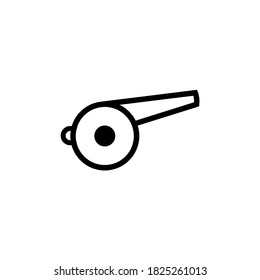 Vektorgrafik-Logo-Vorlage für das Pfeifen-Symbol