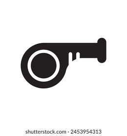 whistle icon vector illustration logo design