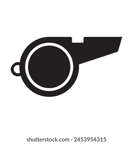 whistle icon vector illustration logo design