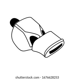 whistle icon vector illustration sign design