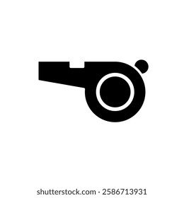 Whistle Icon. Whistle Vector Icon in line style design. Whistle Symbol.