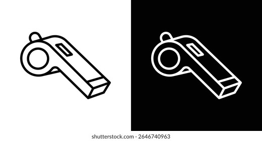 Whistle icon vector simple element illustration editable