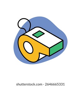 Whistle Icon vector stock illustration