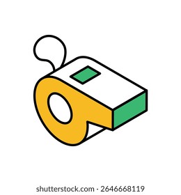 Whistle Icon vector stock illustration