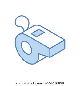 Whistle Icon vector stock illustration
