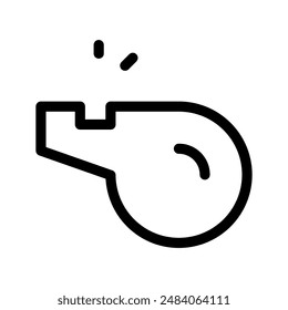 Whistle Icon Vector Symbol Design Illustration