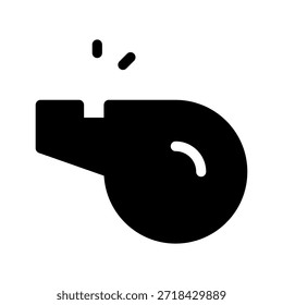 Ilustração de design de símbolo de vetor de ícone de assobio
