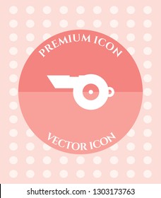 Whistle Icon for Web, Applications, Software & Graphic Designs.